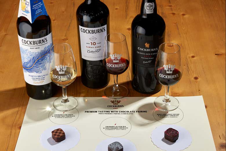 Wine tasting at Cockburn's Port Lodge