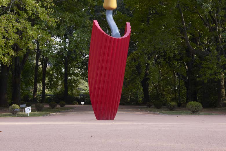 Explore the sculptures in the gardens