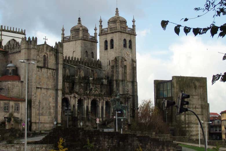 Panoramic view of medieval Porto