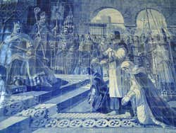 São Bento train station, mosaics