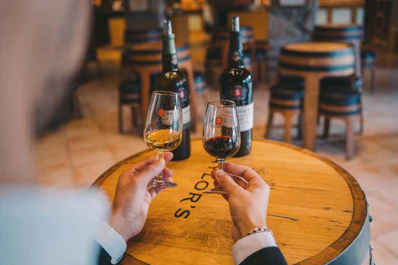 Taste two types of wine
